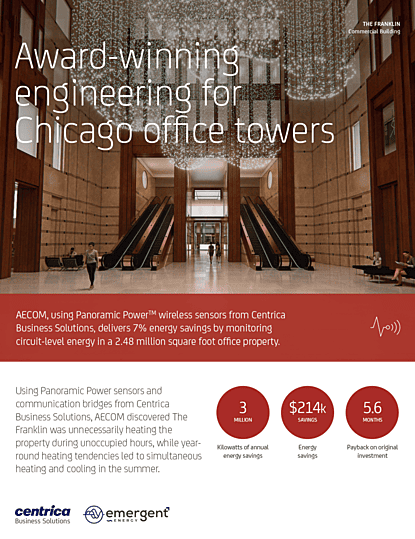 AECOM delivers energy savings through circuit level energy monitoring